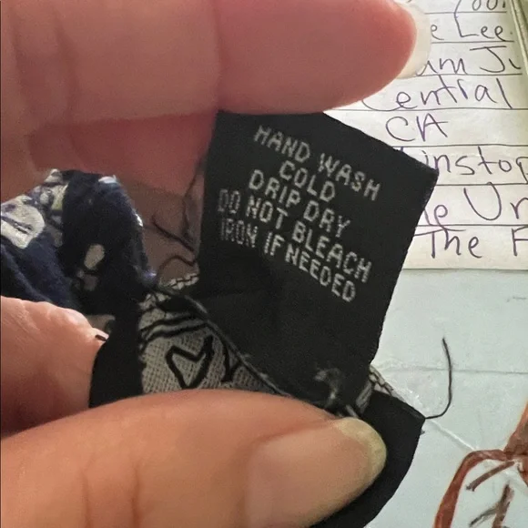 #1273=Bohemian Navy Elephant Print Women's Shorts - Picture 7 of 7